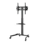 Cabletech UCH0218 Mobilní držák na kolečkách pro televizory 32” – 55”, černý