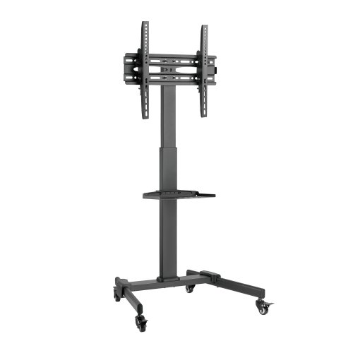Cabletech UCH0218 Mobilní držák na kolečkách pro televizory 32” – 55”, černý