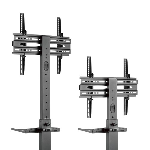 Cabletech UCH0218 Mobilní držák na kolečkách pro televizory 32” – 55”, černý