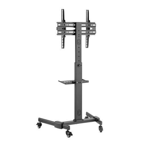 Cabletech UCH0218 Mobilní držák na kolečkách pro televizory 32” – 55”, černý