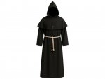 Ruhhy 26175 Karnevalový kostým mnícha XL/XXL, čierny
