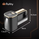 Ruhhy 26642 Odstraňovač žmolkov AKU, 1800 mAh, 3,7 V, čierna