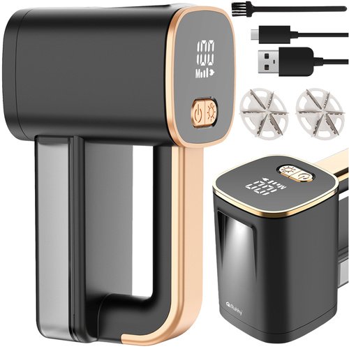 Ruhhy 26642 Odstraňovač žmolkov AKU, 1800 mAh, 3,7 V, čierna