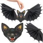 Ruhhy 26126 Závesný netopier - halloweenska dekorácia, 60 cm