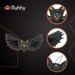 Ruhhy 26126 Závesný netopier - halloweenska dekorácia, 60 cm