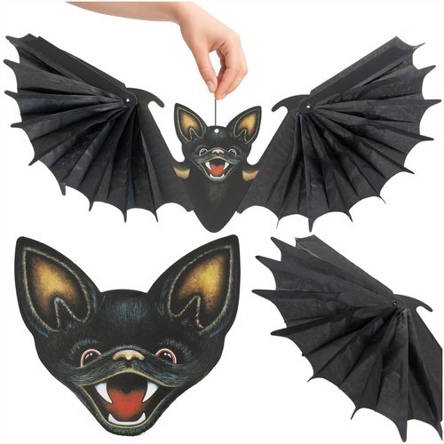 Ruhhy 26126 Závesný netopier - halloweenska dekorácia, 60 cm