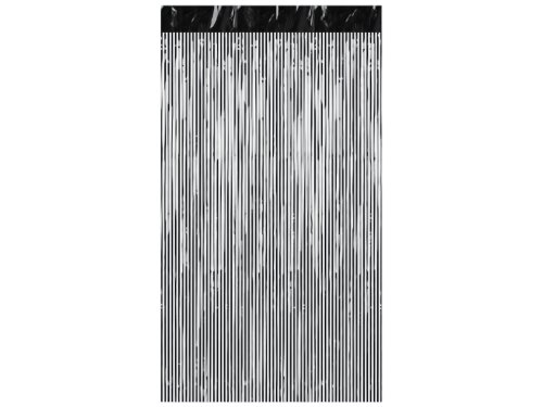 Ruhhy 26172 Dekorativní závěs, fotostěna, 200 x 100 cm, černý