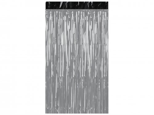 Ruhhy 26172 Dekoratívny záves, fotostena, 200 x 100 cm, čierny
