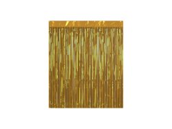 Ruhhy 26173 Dekoratívny záves, fotostena, 200 x 100 cm, zlatý