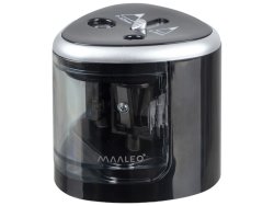 Maaleo 26046 Stolní ořezávátko elektrické, na 2 tužky, černé