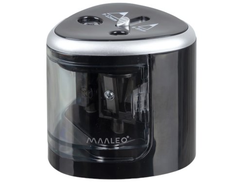 Maaleo 26046 Elektrické orezávátko na 2 ceruzky, čierne