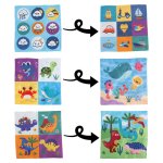 Kruzzel 26289 Senzorický box s barevnými kapesníky a zvířátky