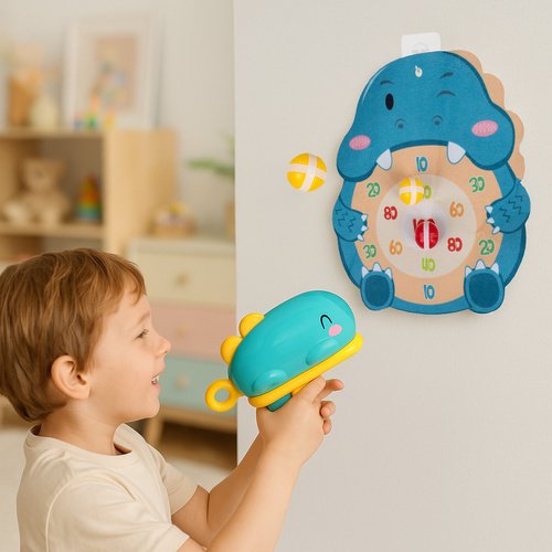 ISO 26333 Strelecká súprava na dinosaurov s terčom