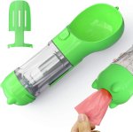 Verk 19500 Prenosný dávkovač vody a krmiva pre domáce zvieratá, zelený