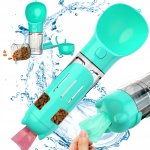 Verk 19500 Prenosný dávkovač vody a krmiva pre domáce zvieratá, zelený