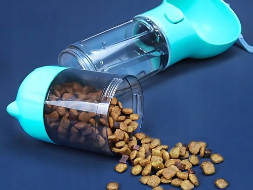 Verk 19500 Prenosný dávkovač vody a krmiva pre domáce zvieratá, zelený