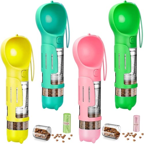 Verk 19500 Prenosný dávkovač vody a krmiva pre domáce zvieratá, zelený