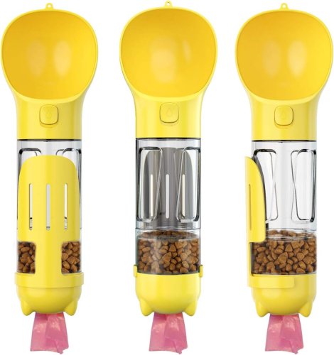 Verk 19500 Prenosný dávkovač vody a krmiva pre domáce zvieratá, zelený