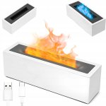 Verk 24647 Aroma difuzér a zvlhčovač vzduchu s imitací plamene, bílý