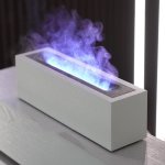 Verk 24647 Aroma difuzér a zvlhčovač vzduchu s imitací plamene, bílý