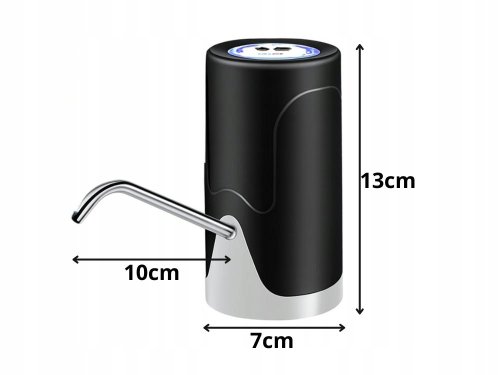 Verk 27627 Elektrické čerpadlo na vodní lahev, černé