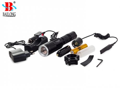 BAILONG CREE XM-L3-U3 Q01 Taktická svítilna s mikrospínačem