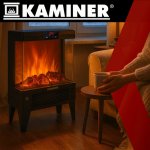 Kaminer 26400 Elektrická krbová kamna s funkcí vytápění, 2000W