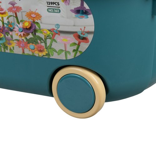 Kruzzel 26331 Stavebnice květinová zahrada 3D, 139 ks