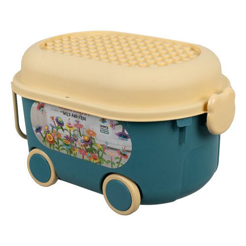 Kruzzel 26331 Stavebnice květinová zahrada 3D, 139 ks