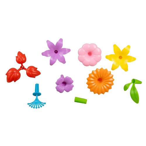 Kruzzel 26331 Stavebnice květinová zahrada 3D, 139 ks