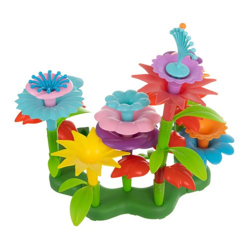 Kruzzel 26331 Stavebnice květinová zahrada 3D, 139 ks