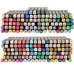 KIK KX5123 Sada obojstranných fixiek 204 ks