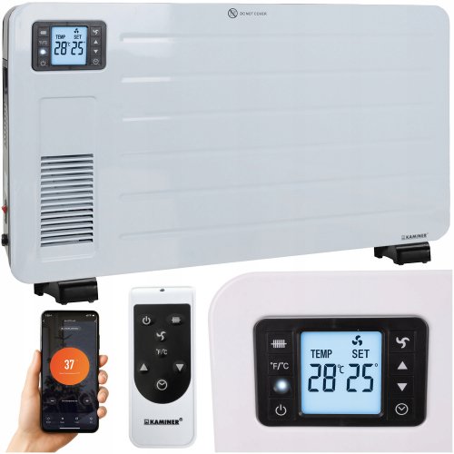 Kaminer 26402 Horkovzdušný konvektor s WiFi, 2300W, bílá