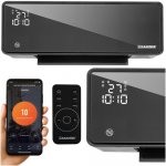 Kaminer 26399 Nástěnný teplovzdušný ventilátor ZELVION s Wifi, 2000 W, černá  