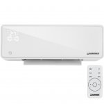 Kaminer 26398 Nástěnný teplovzdušný ventilátor ZELVION s Wifi, 2000 W, bílá   