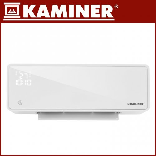 Kaminer 26398 Nástěnný teplovzdušný ventilátor ZELVION s Wifi, 2000 W, bílá   