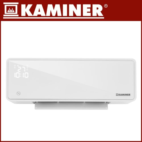 Kaminer 26398 Nástenný teplovzdušný ventilátor ZELVION s Wifi, 2000 W, biely