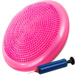 Verk 14210_R Podložka gumová čočka s výstupky, hustilka, 32cm růžová