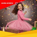 Kruzzel 26517 Karnevalový kostým mačky 3 - 10 rokov, ružový