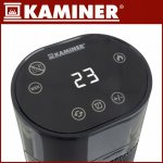 Kaminer 26401 Sloupový elektrický ohřívač s efektem plamene, 2000 W, dálkový ovládač