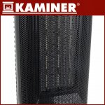 Kaminer 26401 Sloupový elektrický ohřívač s efektem plamene, 2000 W, dálkový ovládač