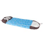 KIK KX3016 Dětský spací pytel a polštář 2 v 1, 125 x 50 cm, sova