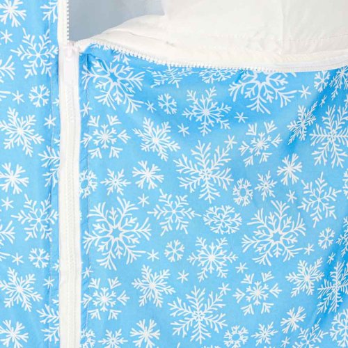 KIK KX3016 Dětský spací pytel a polštář 2 v 1, 125 x 50 cm, sova