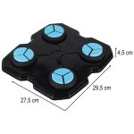 KIK KX3006 Elektronický boxovací nástěnný terč s rukavicemi, Bluetooth, černý