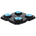 KIK KX3006 Elektronický boxovací nástěnný terč s rukavicemi, Bluetooth, černý