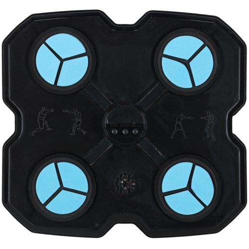 KIK KX3006 Elektronický boxovací nástěnný terč s rukavicemi, Bluetooth, černý