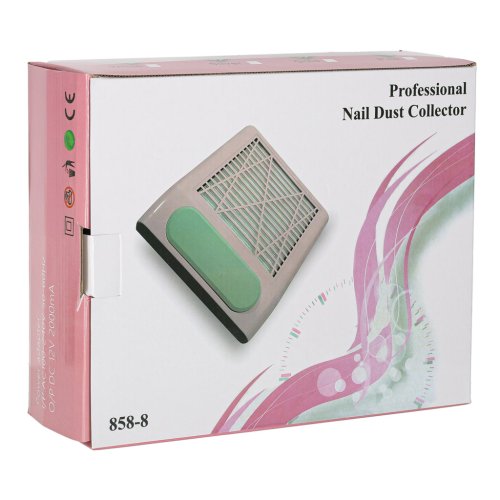 KIK KX2978 Odsávač prachu na nechty 80 W, biely