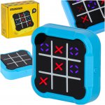 KIK KX2994_1 Elektronická hra Piškvorky, prenosná konzola, modrá