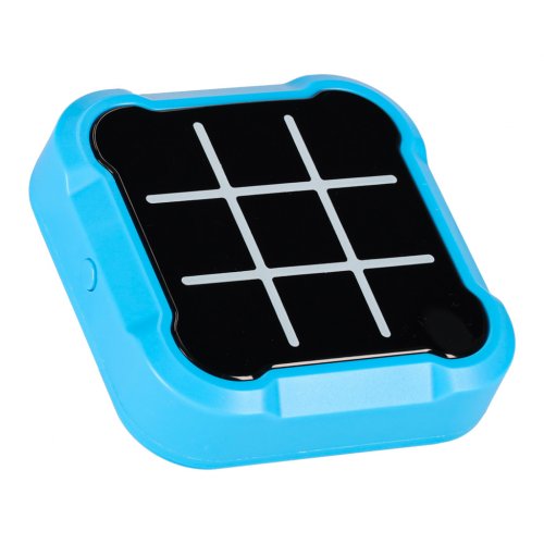 KIK KX2994_1 Elektronická hra Piškvorky, prenosná konzola, modrá