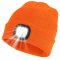 APT BQ83B Čepice s čelovkou USB, oranžová